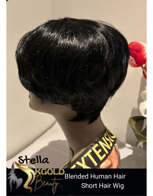 Hand Made Stella Short High Human Hair Quality Wigs Beauty Colour 1