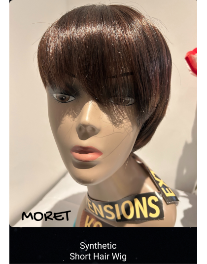 Hand Made Moret Short High Human Hair Quality Wigs Beauty Color Shown