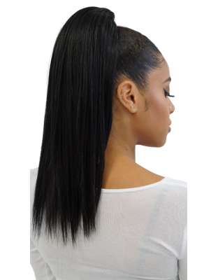 14&quot; Long Straight DS Fiber Ponytails