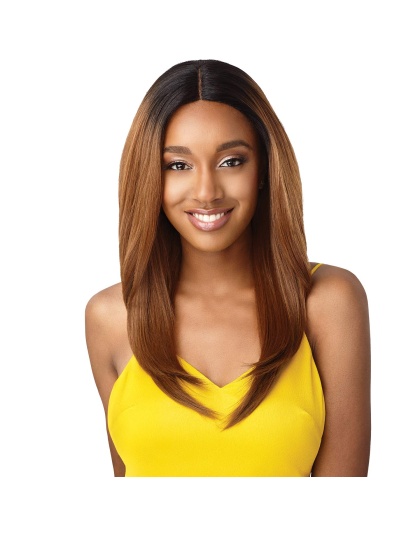 Ombre Fiber Wig 22&quot; Long Color As Shown (LIGHT BROWN)