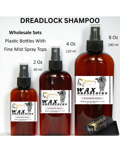 Kgold Beauty Dreadlock Shampoo &amp; Dreadlock Wax &amp; Anti Dandruff /Set