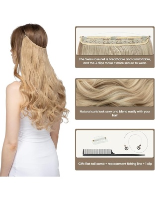 Kgold Gold Beauty Halo/Flip-in Extension